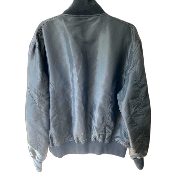 CPT Jacket Men’s Size 2XL Color Black Nylon Flight Jacket by Cockpit USA Map - Picture 2 of 12